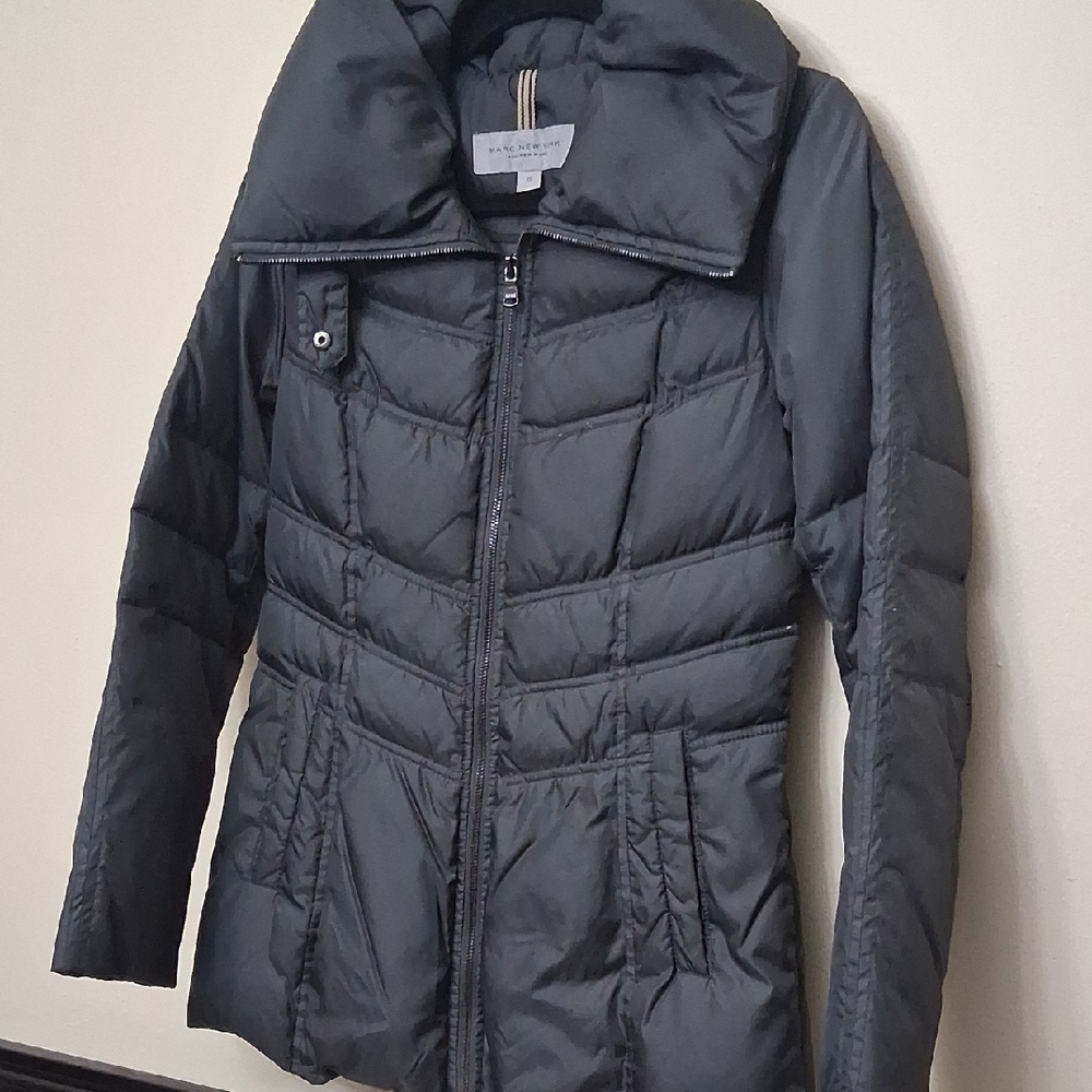 Marc New York Charcoal Puffer Jacket